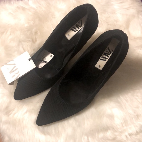 Zara stretch black heels - Picture 4 of 5